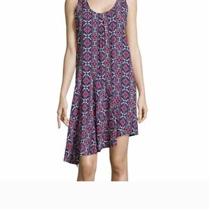 Stylus Asymmetrical Sleeveless Dress Sz XL